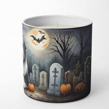 Load image into Gallery viewer, Bearded Collie Spooky Halloween Decorative Soy Candle