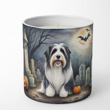 Load image into Gallery viewer, Bearded Collie Spooky Halloween Decorative Soy Candle