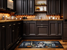 Load image into Gallery viewer, Bearded Collie Spooky Halloween Runner Mat 28x58
