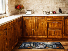 Load image into Gallery viewer, Bearded Collie Spooky Halloween Runner Mat 28x58