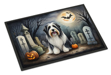 Load image into Gallery viewer, Bearded Collie Spooky Halloween Doormat - 24x36 Decorative Floor Mat – Indoor/Outdoor Rug with Artistic Flair