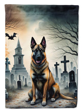 Load image into Gallery viewer, Belgian Malinois Spooky Halloween House Flag