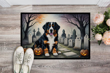 Load image into Gallery viewer, Bernese Mountain Dog Spooky Halloween Doormat - 24x36 Decorative Floor Mat – Indoor/Outdoor Rug with Artistic Flair
