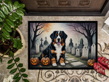 Load image into Gallery viewer, Bernese Mountain Dog Spooky Halloween Doormat -  18x27 Decorative Floor Mat – Indoor/Outdoor Rug