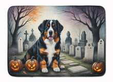 Load image into Gallery viewer, Bernese Mountain Dog Spooky Halloween Memory Foam Kitchen Mat