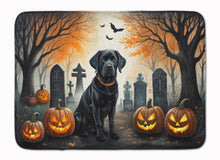 Load image into Gallery viewer, Black Labrador Retriever Spooky Halloween Memory Foam Kitchen Mat