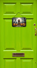 Load image into Gallery viewer, Bloodhound Spooky Halloween Wall or Door Hanging Prints