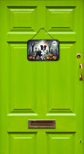 Load image into Gallery viewer, Border Collie Spooky Halloween Wall or Door Hanging Prints
