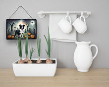 Load image into Gallery viewer, Border Collie Spooky Halloween Wall or Door Hanging Prints