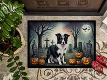 Load image into Gallery viewer, Border Collie Spooky Halloween Doormat -  18x27 Decorative Floor Mat – Indoor/Outdoor Rug