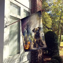Load image into Gallery viewer, Border Terrier Spooky Halloween House Flag
