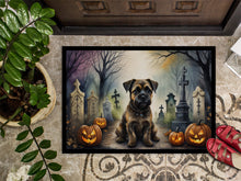 Load image into Gallery viewer, Border Terrier Spooky Halloween Doormat - 24x36 Decorative Floor Mat – Indoor/Outdoor Rug with Artistic Flair
