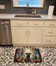 Load image into Gallery viewer, Border Terrier Spooky Halloween Memory Foam Kitchen Mat