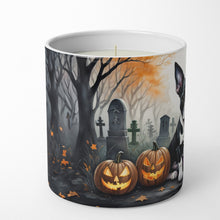 Load image into Gallery viewer, Boston Terrier Spooky Halloween Decorative Soy Candle