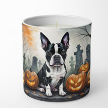 Load image into Gallery viewer, Boston Terrier Spooky Halloween Decorative Soy Candle