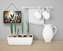 Load image into Gallery viewer, Boston Terrier Spooky Halloween Wall or Door Hanging Prints