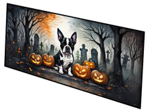 Load image into Gallery viewer, Boston Terrier Spooky Halloween Runner Mat 28x58