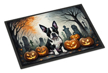 Load image into Gallery viewer, Boston Terrier Spooky Halloween Doormat - 24x36 Decorative Floor Mat – Indoor/Outdoor Rug with Artistic Flair