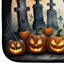 Load image into Gallery viewer, Boston Terrier Spooky Halloween Dish Drying Mat