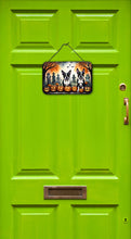 Load image into Gallery viewer, Boston Terrier Spooky Halloween Wall or Door Hanging Prints