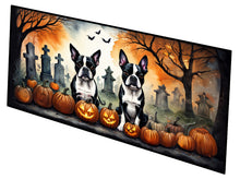 Load image into Gallery viewer, Boston Terrier Spooky Halloween Runner Mat 28x58