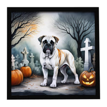 Load image into Gallery viewer, Boxer Spooky Halloween Framed Metal Print