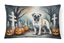 Load image into Gallery viewer, Boxer Spooky Halloween Fabric Decorative Pillow