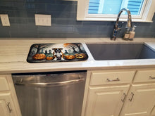 Load image into Gallery viewer, Boxer Spooky Halloween Dish Drying Mat