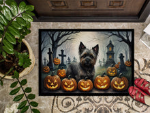 Load image into Gallery viewer, Cairn Terrier Spooky Halloween Doormat - 24x36 Decorative Floor Mat – Indoor/Outdoor Rug with Artistic Flair
