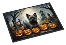 Load image into Gallery viewer, Cairn Terrier Spooky Halloween Doormat - 24x36 Decorative Floor Mat – Indoor/Outdoor Rug with Artistic Flair