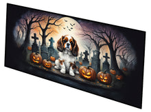 Load image into Gallery viewer, Cavalier Spaniel Spooky Halloween Runner Mat 28x58