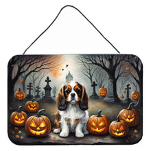 Load image into Gallery viewer, Cavalier Spaniel Spooky Halloween Wall or Door Hanging Prints