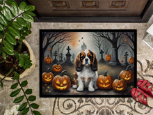 Load image into Gallery viewer, Cavalier Spaniel Spooky Halloween Doormat -  18x27 Decorative Floor Mat – Indoor/Outdoor Rug