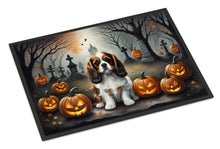 Load image into Gallery viewer, Cavalier Spaniel Spooky Halloween Doormat -  18x27 Decorative Floor Mat – Indoor/Outdoor Rug