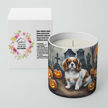 Load image into Gallery viewer, Cavalier Spaniel Spooky Halloween Decorative Soy Candle