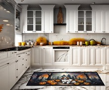 Load image into Gallery viewer, Cavalier Spaniel Spooky Halloween Runner Mat 28x58
