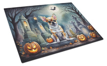 Load image into Gallery viewer, Chihuahua Spooky Halloween Glass Cutting Boards – Durable, Decorative Kitchen Art Large