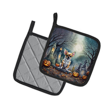 Load image into Gallery viewer, Chihuahua Spooky Halloween Pot Holders - Set of 2 Decorative Kitchen Helpers | Made in the USA