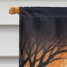 Load image into Gallery viewer, Chocolate Labrador Retriever Spooky Halloween House Flag