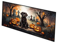 Load image into Gallery viewer, Chocolate Labrador Retriever Spooky Halloween Runner Mat 28x58