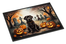 Load image into Gallery viewer, Chocolate Labrador Retriever Spooky Halloween Doormat -  18x27 Decorative Floor Mat – Indoor/Outdoor Rug