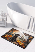 Load image into Gallery viewer, Chocolate Labrador Retriever Spooky Halloween Memory Foam Kitchen Mat