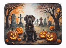 Load image into Gallery viewer, Chocolate Labrador Retriever Spooky Halloween Memory Foam Kitchen Mat