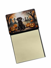 Load image into Gallery viewer, Chocolate Labrador Retriever Spooky Halloween Sticky Note Holder- Refiilable Desk Accessory Note Pad
