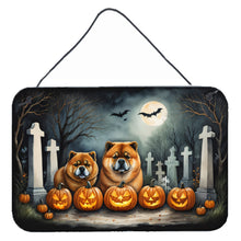 Load image into Gallery viewer, Chow Chow Spooky Halloween Wall or Door Hanging Prints