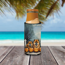 Load image into Gallery viewer, Chow Chow Spooky Halloween Slim Can Huggers – Fun, Functional Drink Coolers for Every Occasion