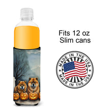 Load image into Gallery viewer, Chow Chow Spooky Halloween Slim Can Huggers – Fun, Functional Drink Coolers for Every Occasion