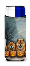 Load image into Gallery viewer, Chow Chow Spooky Halloween Slim Can Huggers – Fun, Functional Drink Coolers for Every Occasion