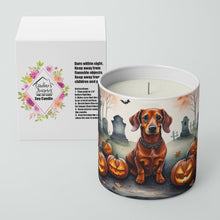 Load image into Gallery viewer, Dachshund Spooky Halloween Decorative Soy Candle