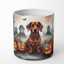 Load image into Gallery viewer, Dachshund Spooky Halloween Decorative Soy Candle